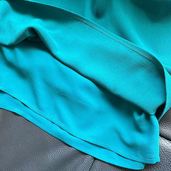 Dolan at Anthropologie Dress Mini Shift Cut Women Size S Green Blue NWT - Picture 10 of 13